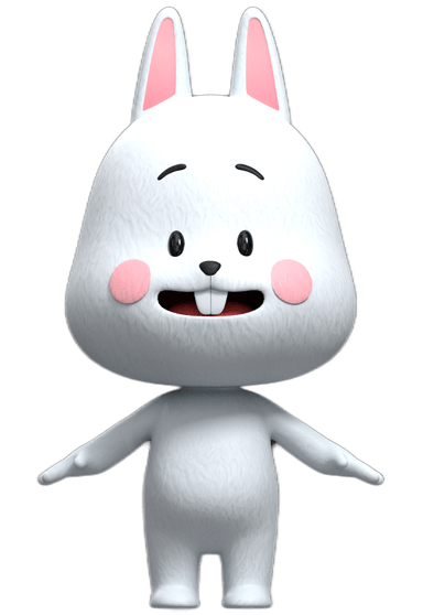 Mr. Bunny, diplomat of the Alpenliebe Crew