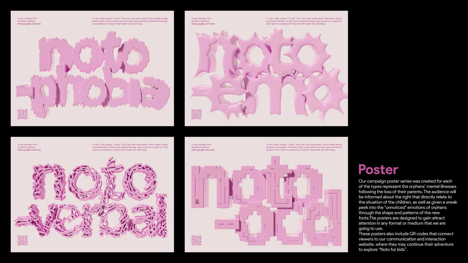 NOTO for Kids poster system