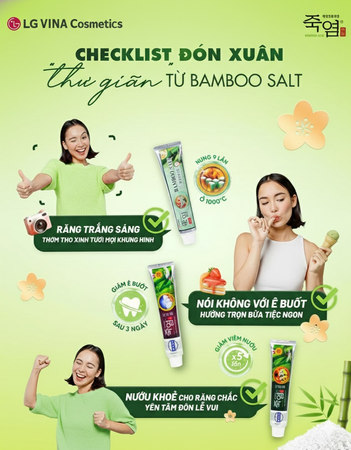 LG Vina Bamboo Salt always-on content